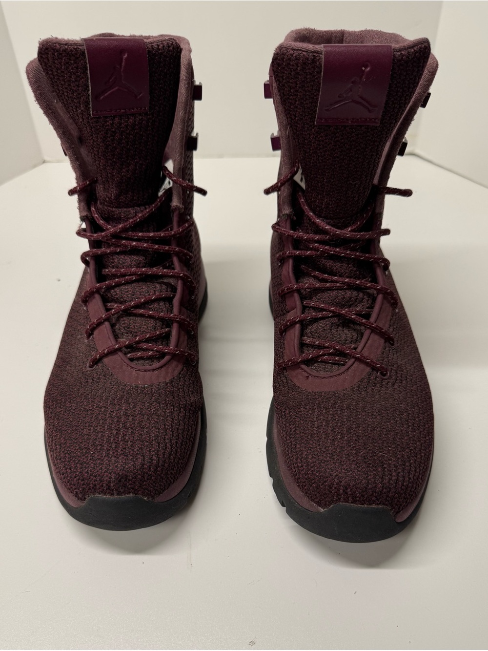 Men’s Jordan event, waterproof burgundy, high top boots